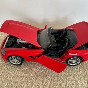 Red Convertible Viper Diecast 1:18 Car